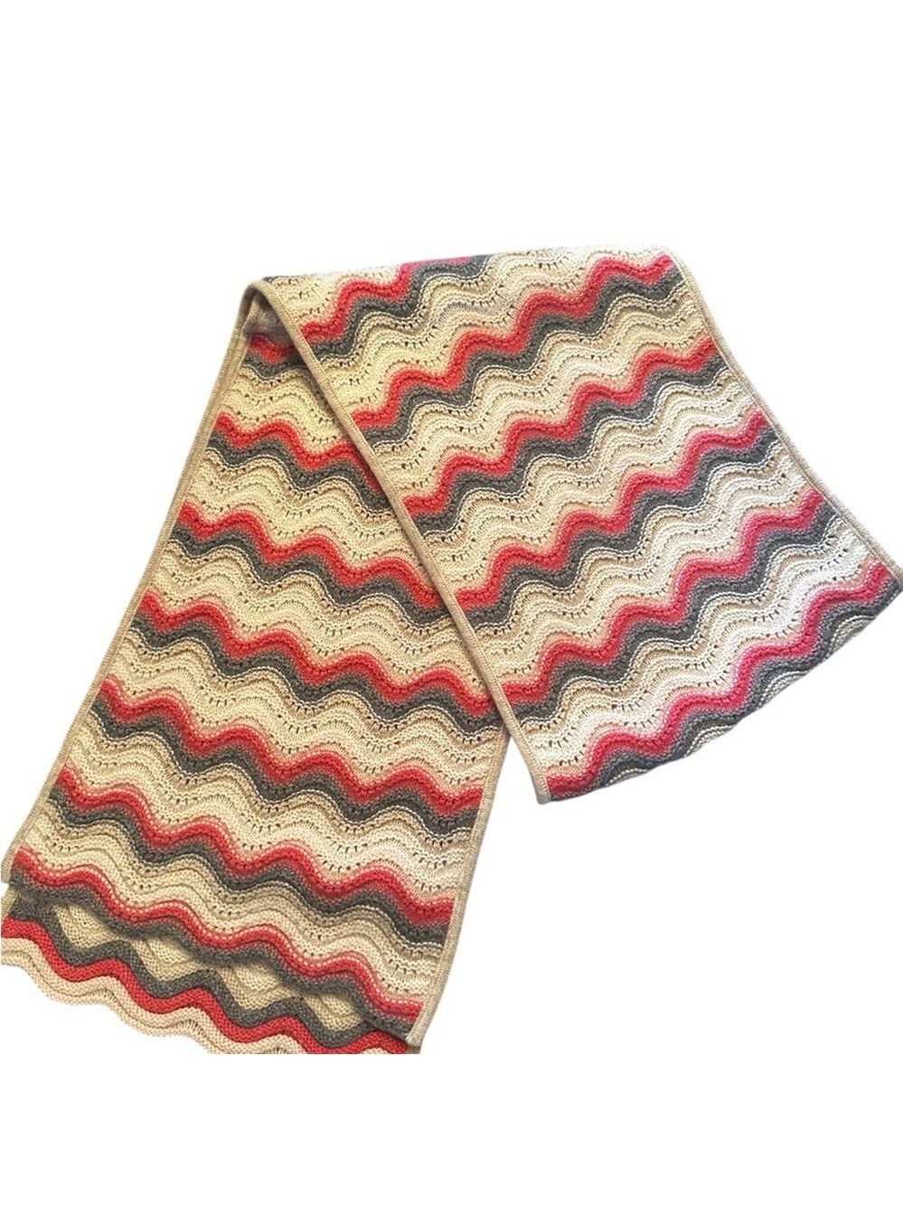 MARIELE WAITHE CHUNKY KNIT CASHMERE MULTICOLOUR SCARF